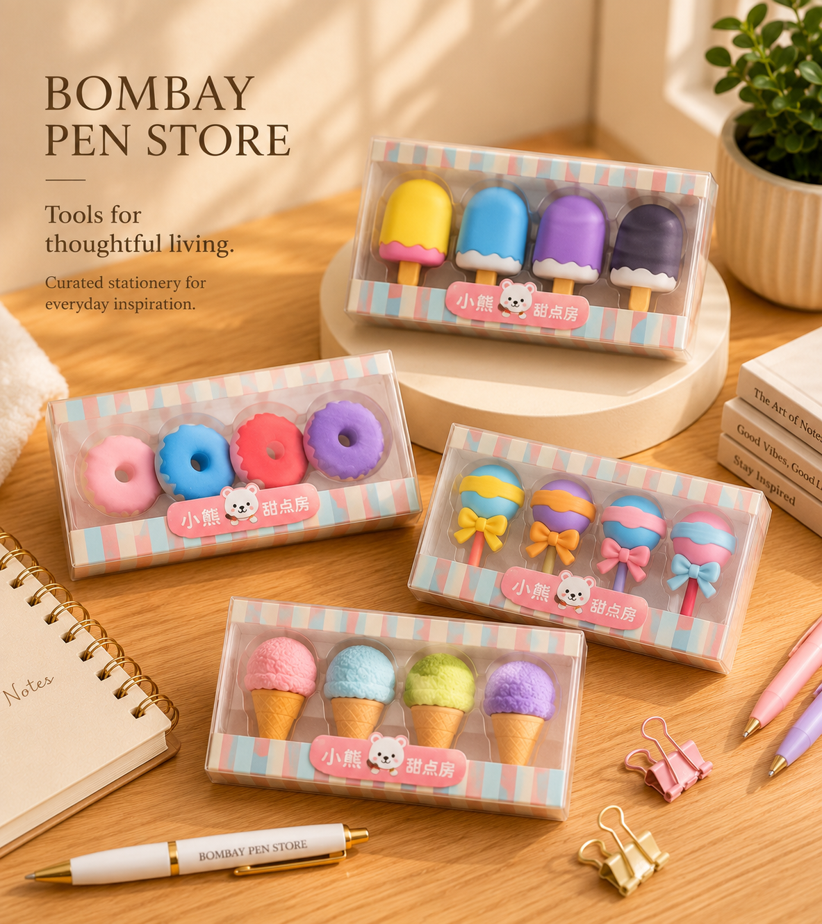 Fancy Erasers
